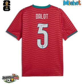 Portugali Diogo Dalot #5 Kotipaita MM-kisat 2026 Lyhythihainen